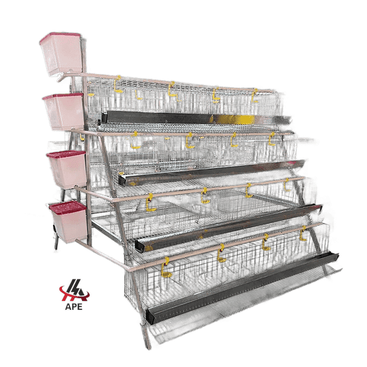 4 Tier Layer Chicken Battery Cages 128, 256, 384, 512, 640